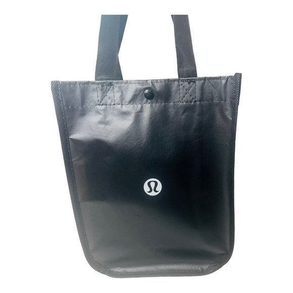 Lululemon Reusable Shopping Beach/Tote Bag Black/White New Large - Picture 1 of 10